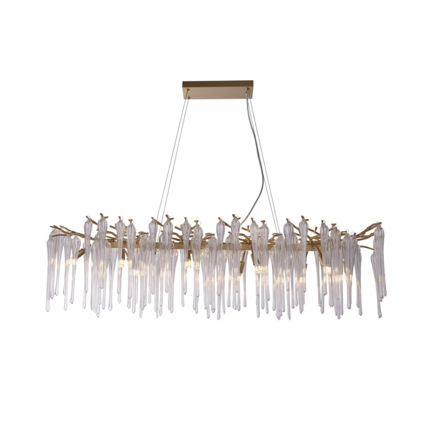 Searchlight - Hängeleuchte an Kabel HERITAGE 10xG9/33W/230V