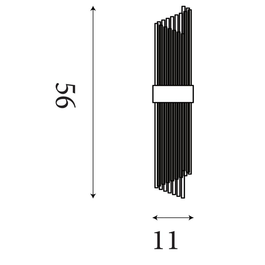 Searchlight - Wandleuchte LARA 2xE14/60W/230V