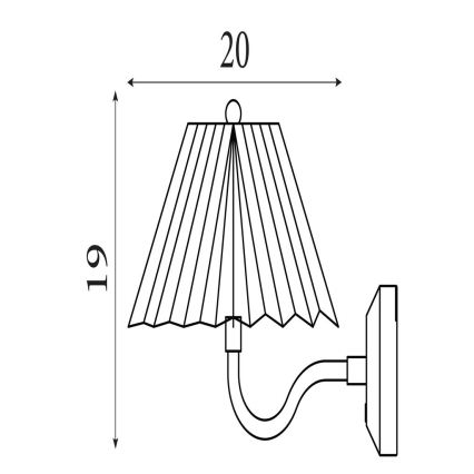 Searchlight - LED dimmbare Wandleuchte DANISH LED/1,5W/230V