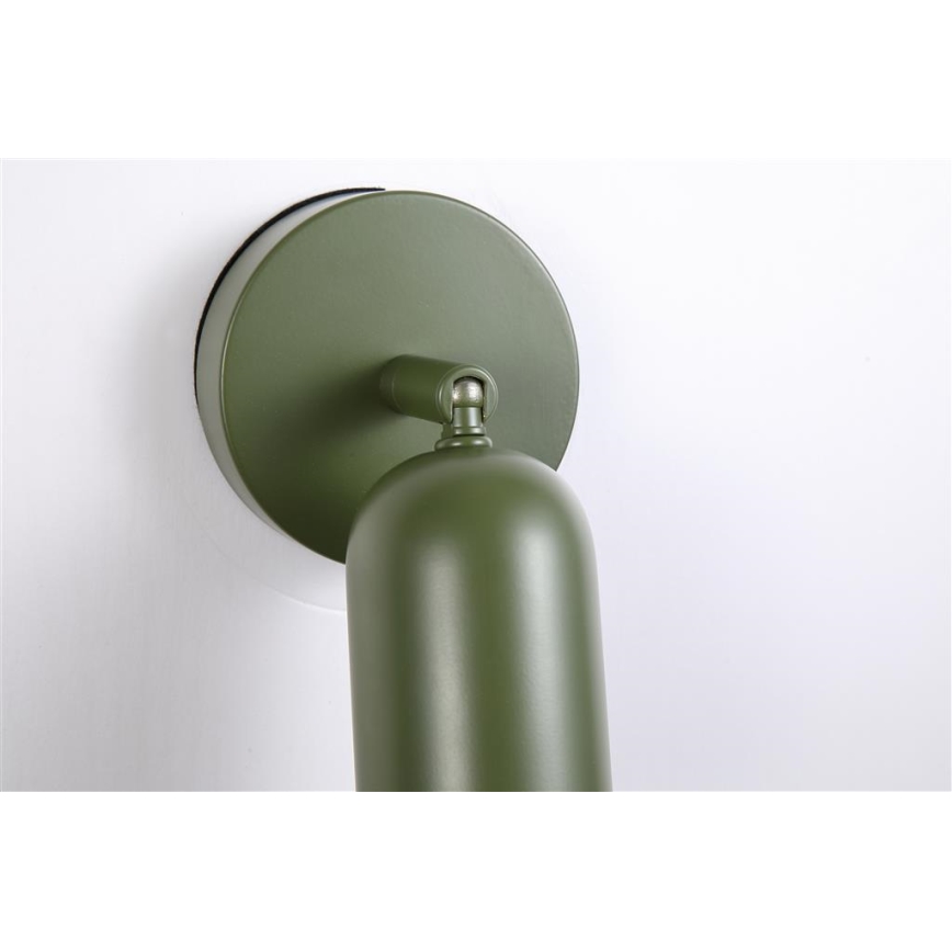 Searchlight - Dimm- und wiederaufladbare LED-Wandleuchte CONE LED/1,5W/5V grün