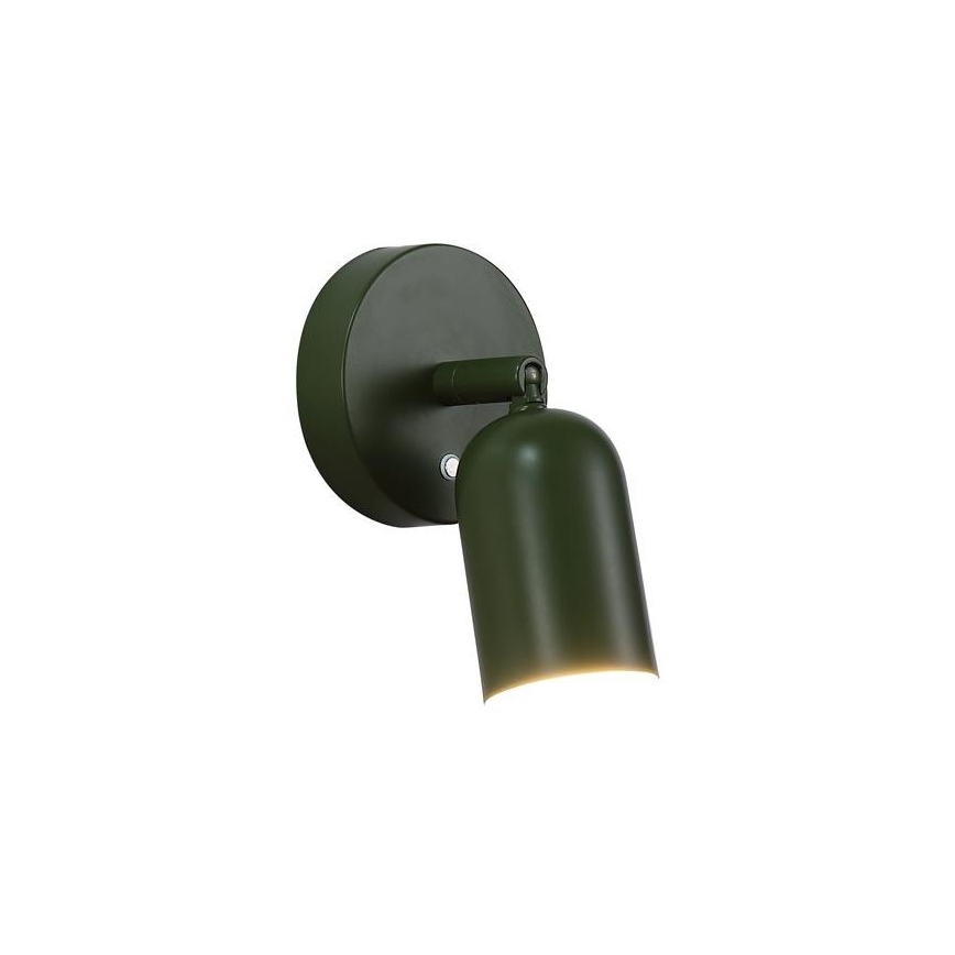 Searchlight - Dimm- und wiederaufladbare LED-Wandleuchte CONE LED/1,5W/5V grün