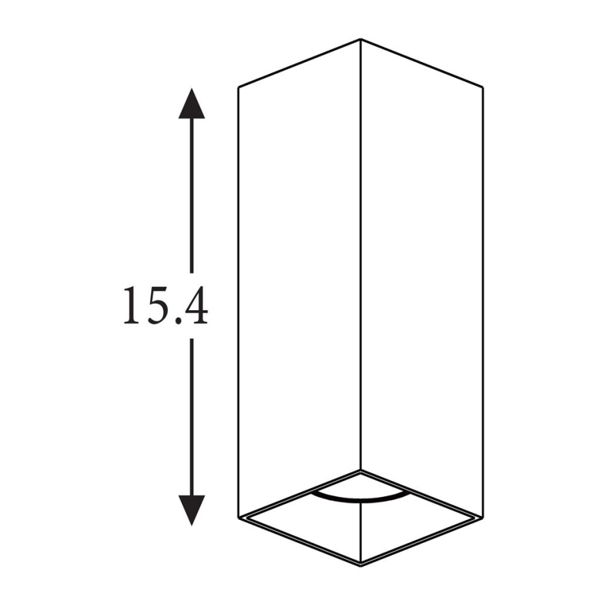 Searchlight - Wandleuchte DON 2xGU10/10W/230V schwarz
