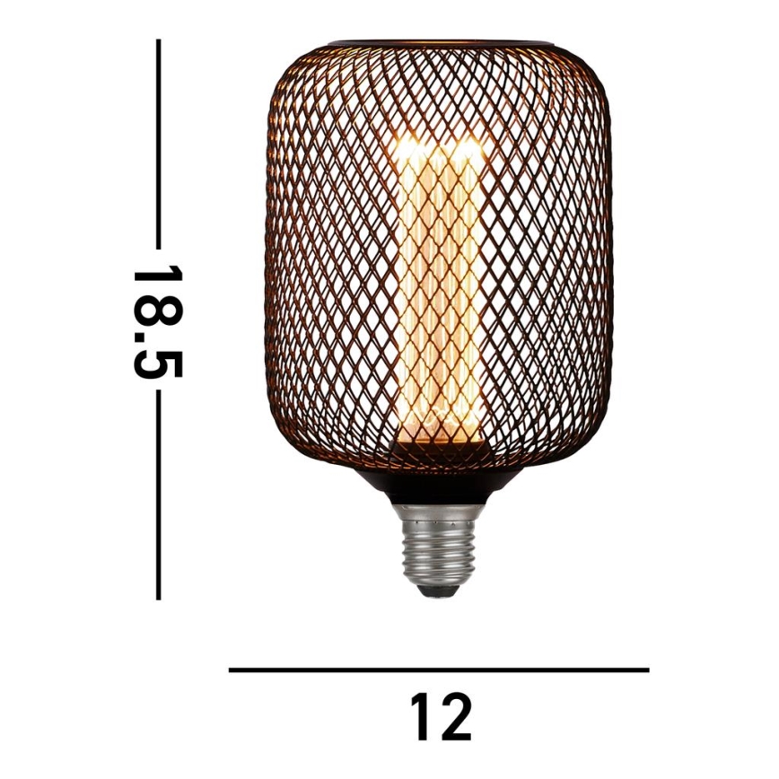 Searchlight - Dimmbares LED-Dekor-Leuchtmittel WIRE MESH E27/4,5W/230V 2700K