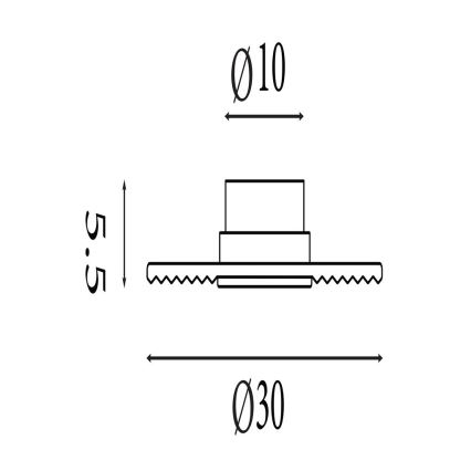 Searchlight - CLEO LED-Wandleuchte, dimmbar, 9,4W/230V, grau