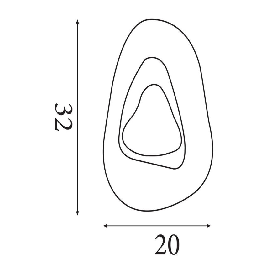 Searchlight - LED-Wandleuchte DESTINY LED/8W/230V weiß