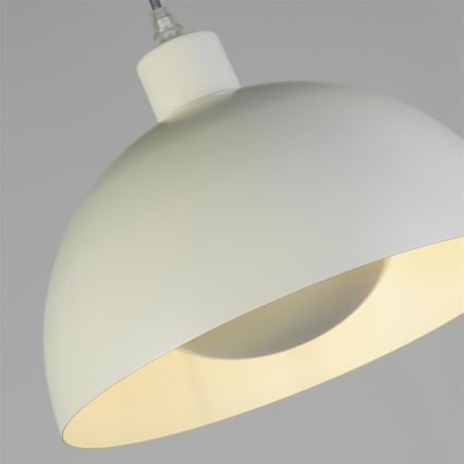 Searchlight - Pendelleuchte an Kabel MARS 1xE27/60W/230V Ø 40 cm cremefarben