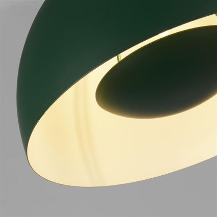 Searchlight - Hängeleuchte mit Kabel MARS 1xE27/60W/230V Ø 40 cm grün