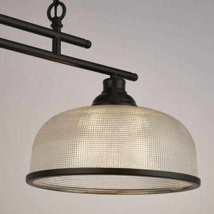 Searchlight - Hängeleuchte an Kette BISTRO 2xE27/60W/230V schwarz