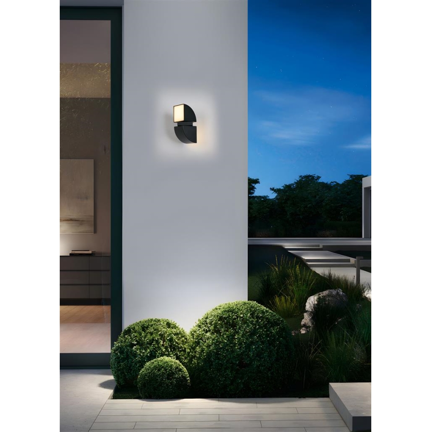Searchlight - DAKOTA LED-Außenwandleuchte 2xLED/4W/230V IP44