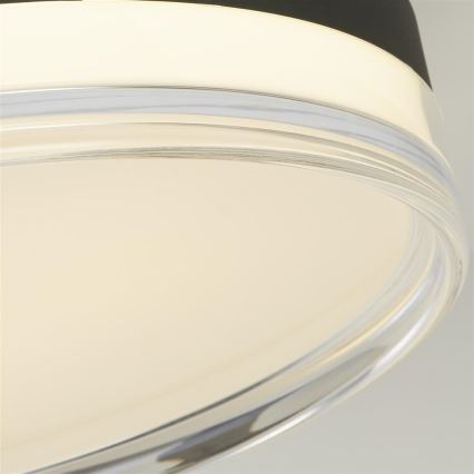 Searchlight - LED-Deckenleuchte CYPRUS LED/21W/230V Ø 30 cm schwarz