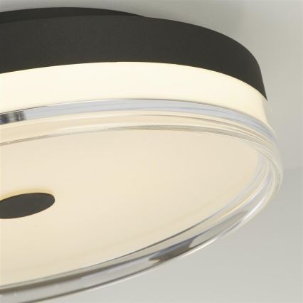 Searchlight - LED-Deckenleuchte CYPRUS LED/29W/230V Ø 40 cm schwarz