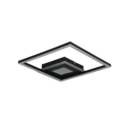 Searchlight - Dimmbare LED-Deckenleuchte QUADRATE LED/24W/230V 36x36 cm schwarz