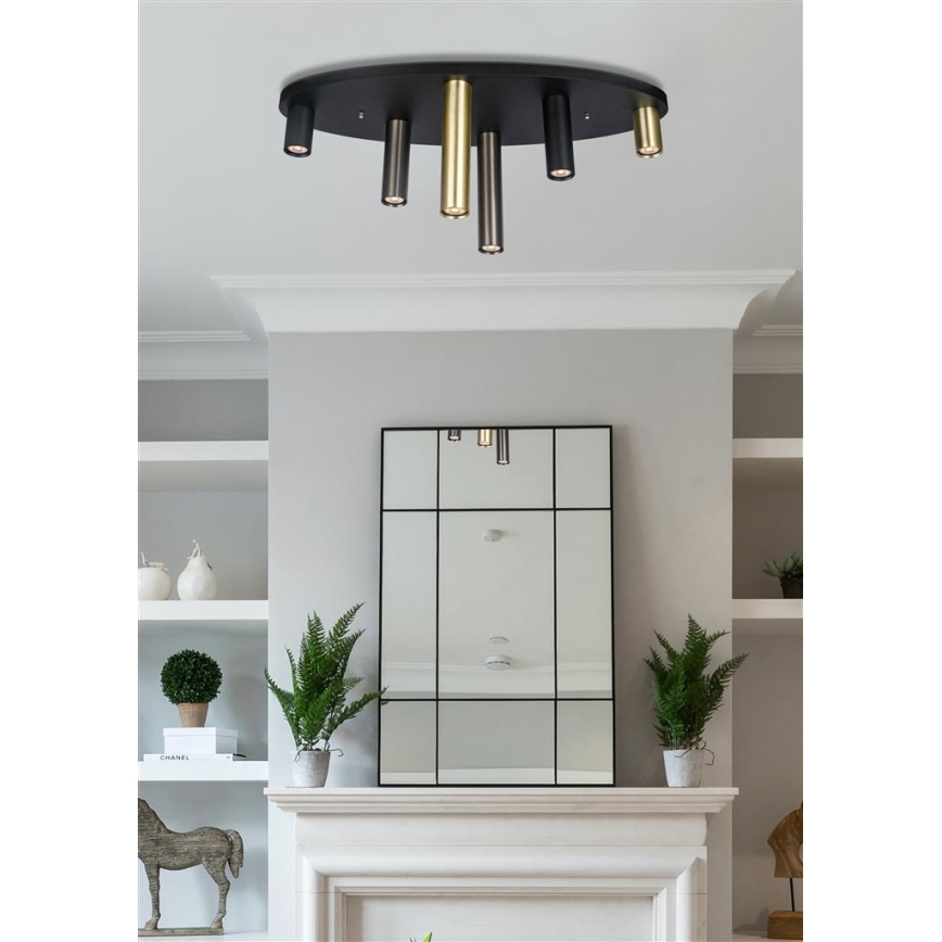 Searchlight - Deckenleuchte TUBES 6xGU10/10W/230V 80x30 cm