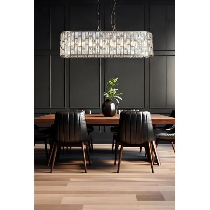 Searchlight - Kronleuchter mit Kette BIJOU 8xE14/40W/230V