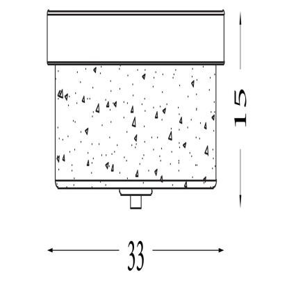 Searchlight - Badezimmer-Deckenleuchte PRESTON 2xE27/60W/230V IP44 Ø 33 cm silber
