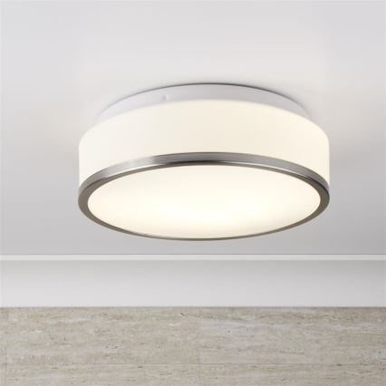 Searchlight - Badezimmer-Deckenleuchte DISC 2xE27/60W/230V IP44