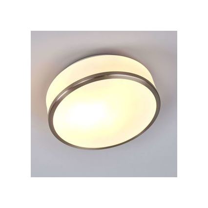 Searchlight - Badezimmer-Deckenleuchte DISC 2xE27/60W/230V IP44