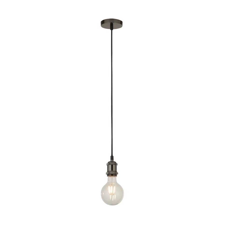 Searchlight - Pendelleuchte mit Seilaufhängung SUSPENSION 1xE27/60W/230V anthrazit