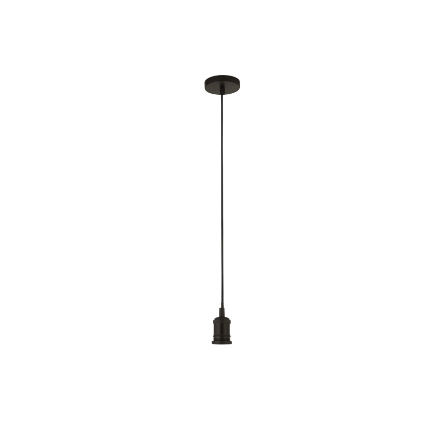 Searchlight - Pendelleuchte an Drahtseil SUSPENSION 1xE27/60W/230V schwarz