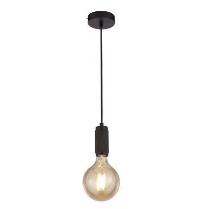 Searchlight - Pendelleuchte SUSPENSION 1xE27/60W/230V, schwarz