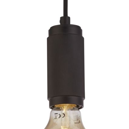 Searchlight - Pendelleuchte SUSPENSION 1xE27/60W/230V, schwarz
