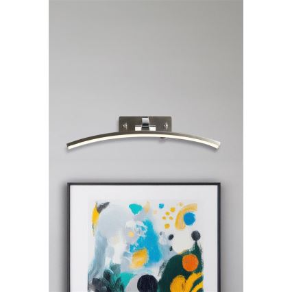 Searchlight - LED-Bildleuchte SANTORINI LED/10,88W/230V silber