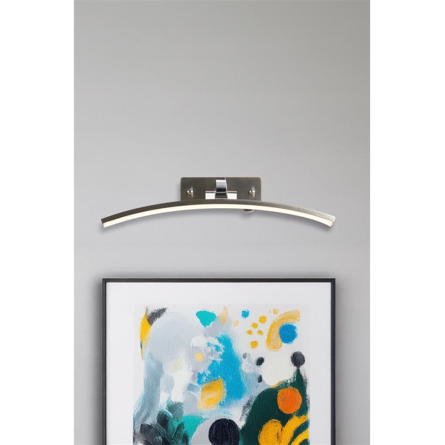 Searchlight - LED-Bilderleuchte SANTORINI LED/10,88W/230V, silber