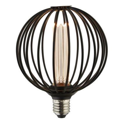 Searchlight - Pendelleuchte an Kabel SWEDEN 5xE27/60W/230V braun/rauchfarben