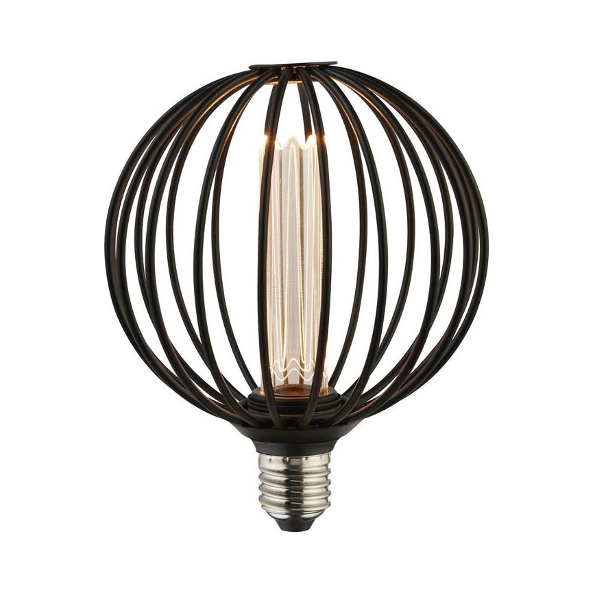 Searchlight - Pendelleuchte an Kabel SWEDEN 5xE27/60W/230V braun/rauchfarben