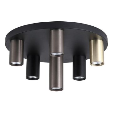 Searchlight - Deckenleuchte TUBES 6xGU10/10W/230V Ø 40 cm