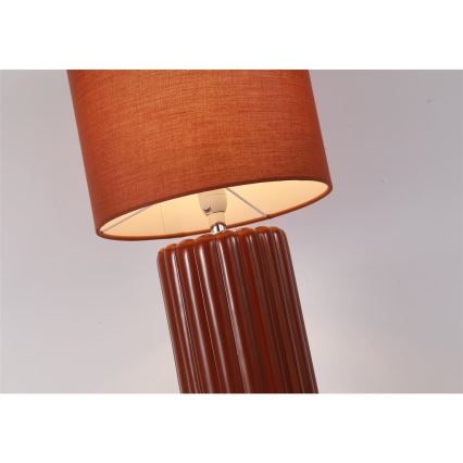 Searchlight - Tischlampe GROOVE 1xE14/60W/230V Bordeaux