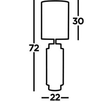 Searchlight - Tischlampe FLASK 1xE27/60W/230V grün