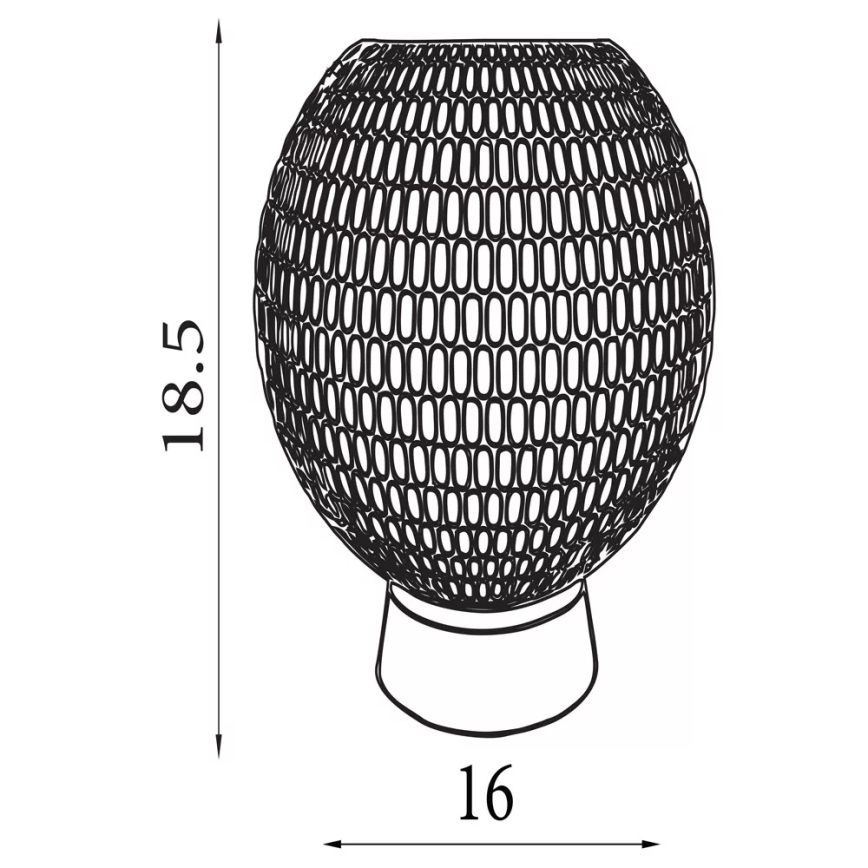 Searchlight - LED-Tischleuchte MILA LED/0,6 W/3×AAA braun