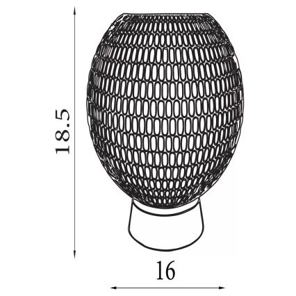Searchlight - LED Tischlampe MILA LED/0,6W/3xAAA grün