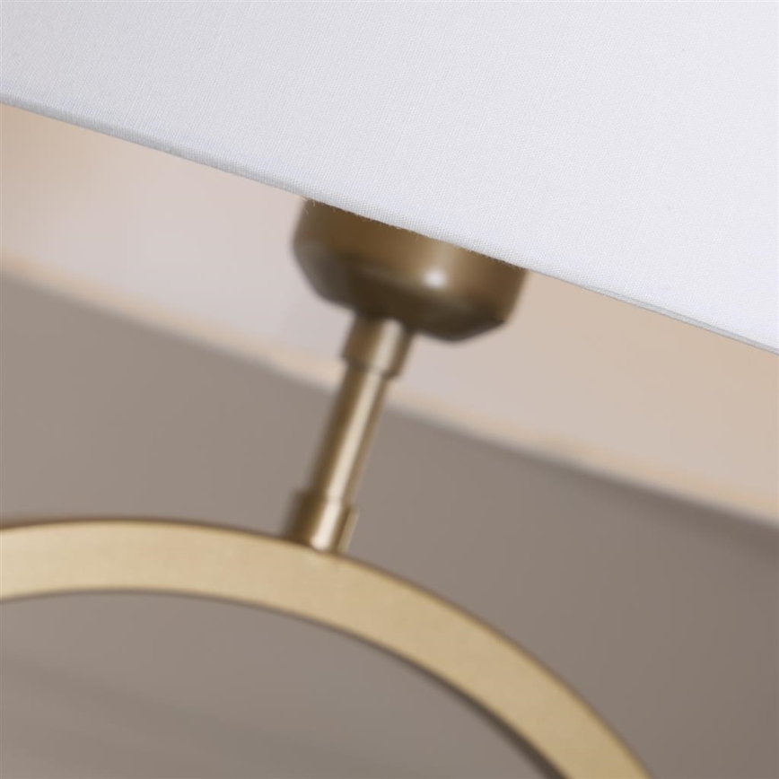 Searchlight - Tischlampe ELEGANT 1xE27/60W/230V weiß