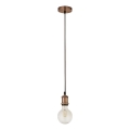 Searchlight - Hängeleuchte an Kabel SUSPENSION 1xE27/60W/230V kupferfarben