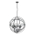 Searchlight - Hängeleuchte an Kette ORBIT 6xE14/60W/230V schwarz