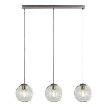 Searchlight - Hängeleuchte PENDANT 3xE27/40W/230V matt Chrom