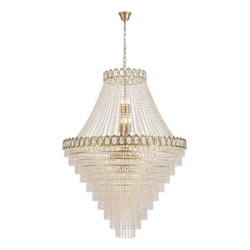 Searchlight - Kronleuchter mit Kette LOUIS PHILLIPE 28xE14/60W/230V