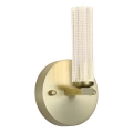 Searchlight - LED-dimmbare Badezimmer-Wandleuchte ABERDEEN LED/7W/230V IP44 Messing