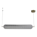 Searchlight - LED-Pendelleuchte an Stahlseil CAPSULE LED/42,5W/230V
