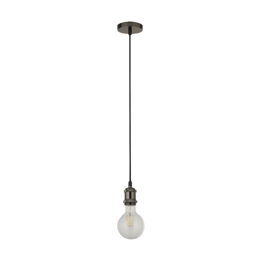 Searchlight - Pendelleuchte mit Seilaufhängung SUSPENSION 1xE27/60W/230V anthrazit