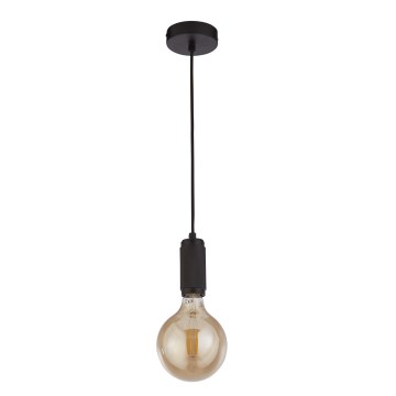 Searchlight - Pendelleuchte SUSPENSION 1xE27/60W/230V, schwarz