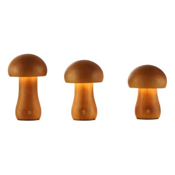 Searchlight - SET 3x LED Tischleuchte MUSHROOM LED/1,1W/5V 800 mAh