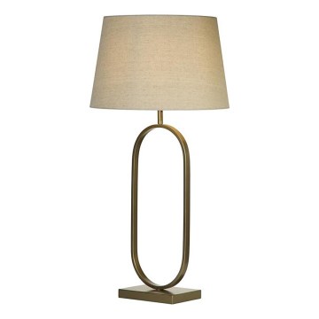 Searchlight - Tischleuchte MODISH 1xE27/60W/230V cremefarben