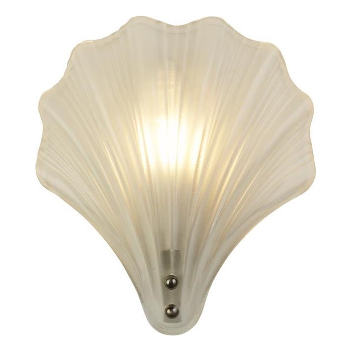 Searchlight - Wandleuchte SHELL 1xG9/7W/230V weiß