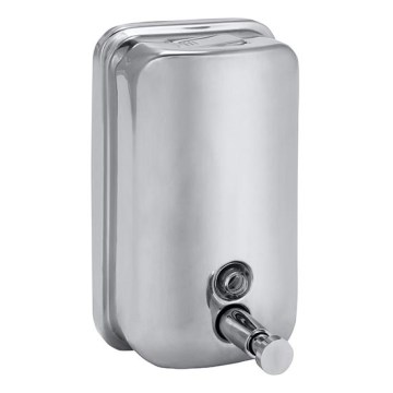 Seifenspender 10x15 cm Edelstahl/silber