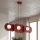 Seil-Hängeleuchte UMBRA 6xG9/8W/230V rot