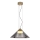 Seil-Pendelleuchte PRESTO 1x GX53/10W/230V Ø 34 cm Gold/Rauchgrau