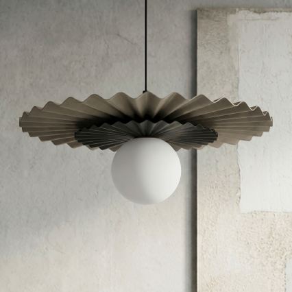 Seil-Pendelleuchte UMBRA 1xG9/8W/230V schwarz/beige